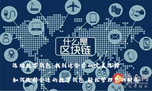 选购数字钱包：找到适合你的完美选择

如何选择合适的数字钱包，轻松管理你的财务
