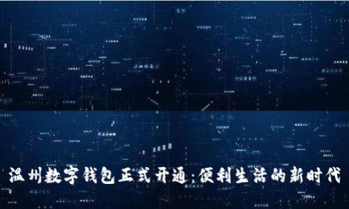 温州数字钱包正式开通：便利生活的新时代