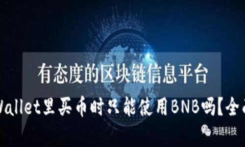 在TPWallet里买币时只能使用BNB吗？全面解析